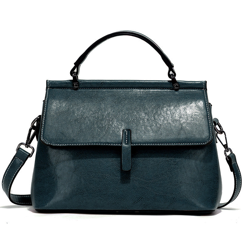 Elegante Leder-Commuter-Handtasche