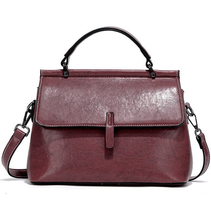 Elegante Leder-Commuter-Handtasche