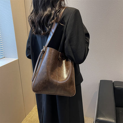 Stylische Crossbody Tasche im Bucket-Design