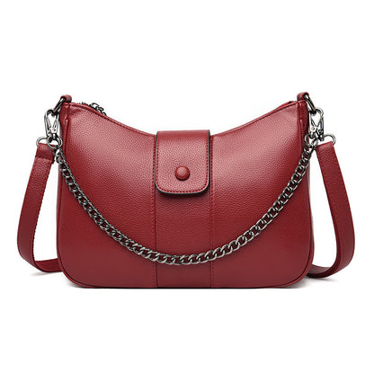 Stylische Ein-Schulter Tasche im Dumpling-Design