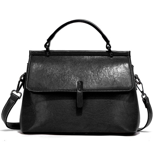 Elegante Leder-Commuter-Handtasche