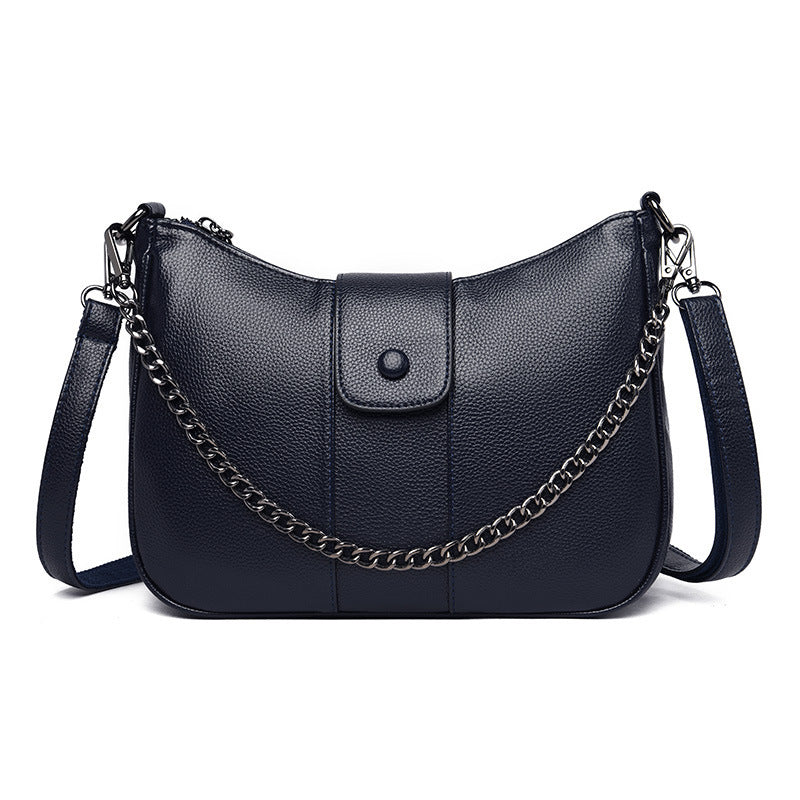 Stylische Ein-Schulter Tasche im Dumpling-Design